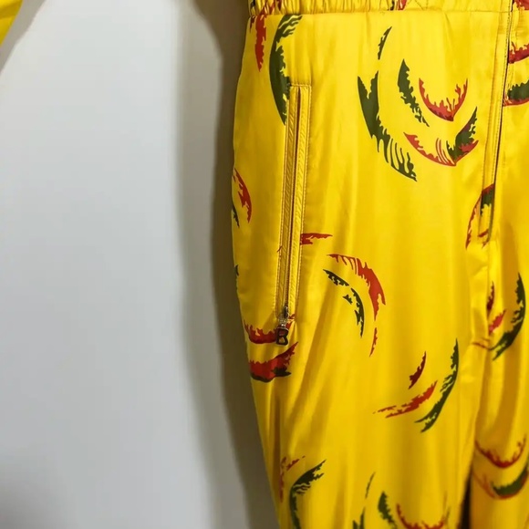 Rare Vintage Bogner Ski Suit One Piece Reversible Yellow/Green EU 38 US 6 - Picture 7 of 13